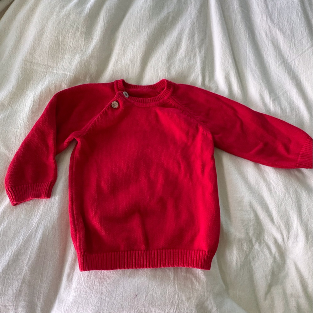 Hanna Andersson Red Cotton Sweater